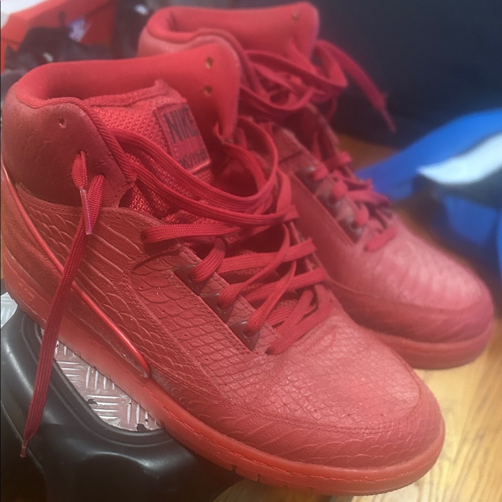 Nike Red High-Top Sneakers
